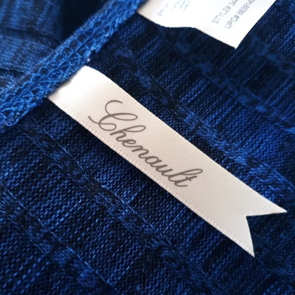 NEW CHENAULT WOMEN'S TUNIC TOP BLUE - Picture 3 of 4